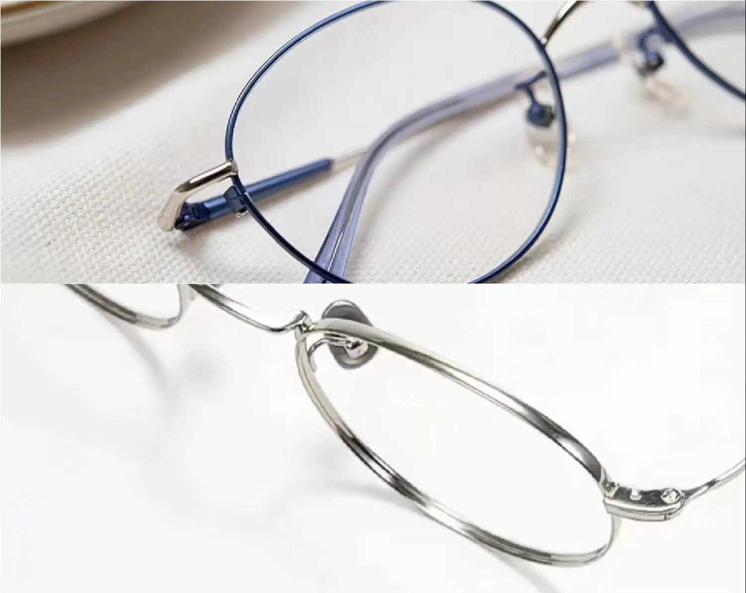 Sunglasses frame, lens and temple details reviewed before custom logo production